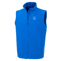 Recycled Soft Shell Gillet Blue