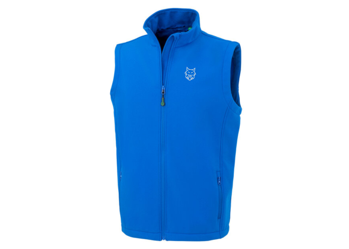 Recycled Soft Shell Gillet Blue