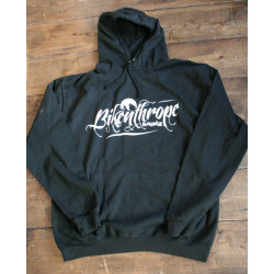Wolfride Black Hooded top - Bikenthrope design Wolfride Black Hooded top - Bikenthrope design