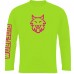 Wolf logo long sleeve performance top