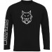 Wolf logo long sleeve performance top