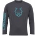 Wolf logo long sleeve performance top