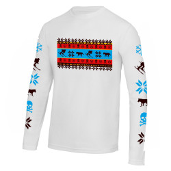 Skiing long sleeve base layer loose fit (or tight) alpine design Skiing long sleeve base layer loose fit (or tight) alpine design