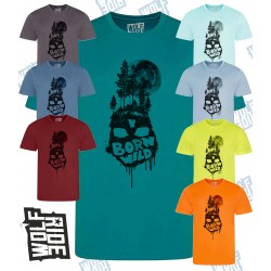 Skull Forest Wolfride® performance wicking t-shirt