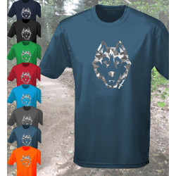 Camo Wolf print performance short sleeve top Camo Wolf print performance short sleeve top
